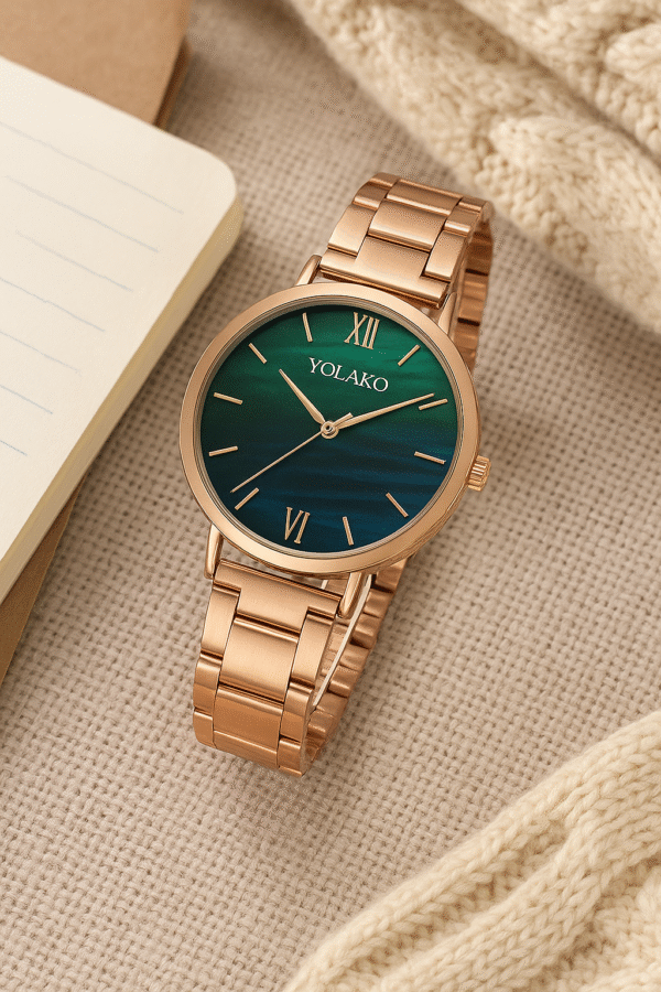 Rose Gold Wristwatch - Image 4