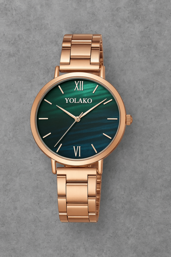 Rose Gold Wristwatch - Image 2