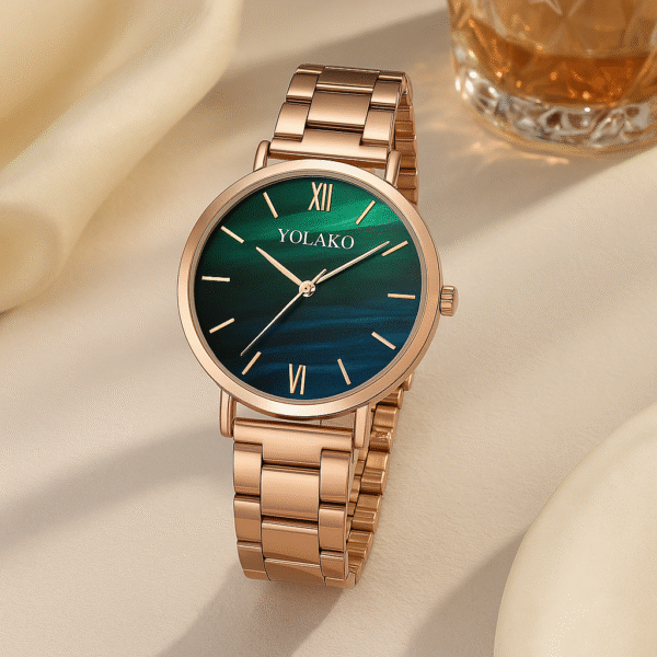 Rose Gold Wristwatch